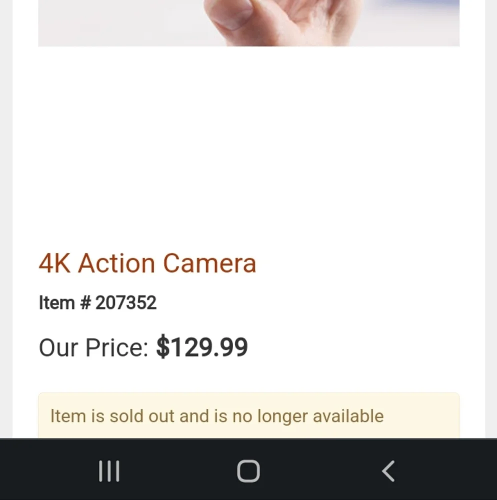 Sharper Image 4k Action Cam